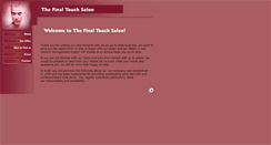 Desktop Screenshot of finaltouchsalon.biz